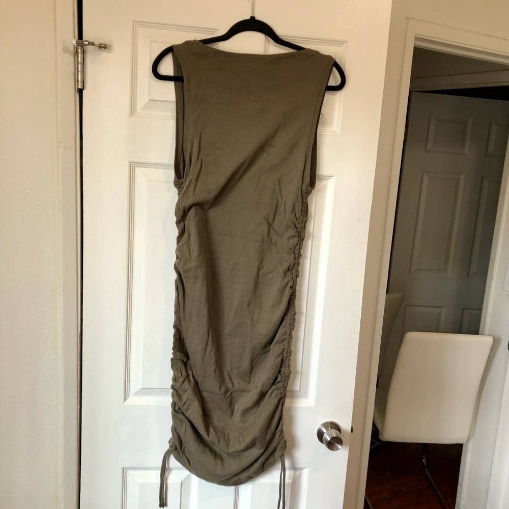 Good American Ruched Dress Sea Turtle XX-Large - Picture 11 of 11